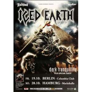 Iced Earth   Farming Armageddon 2007   CONCERT   POSTER from GERMANY