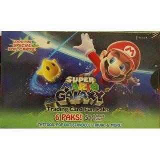  Super Mario Bros. Wii Enterplay Trading Card Fun Pak Box 