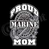 Proud Marine Mom Sweatshirt Shirts Hoodie SM 3XL  