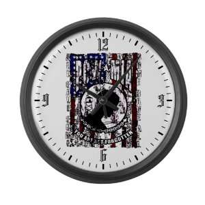  Large Wall Clock POWMIA All Gave Some Some Gave All US 
