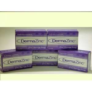    DermaZinc Zinc Therapy Soap Medicated Treatment 5 Bars: Beauty