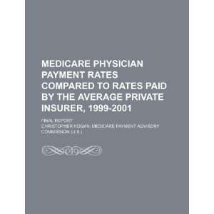 Medicare physician payment rates compared to rates paid by the average 
