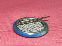VINTAGE US 1925 SAVE OLD IRONSIDES ANNIVERSARY PIN BADGE BUTTON  