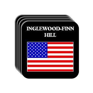 US Flag   Inglewood Finn Hill, Washington (WA) Set of 4 Mini Mousepad 
