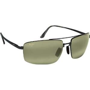  Maui Jim Sandalwood 217 Sunglasses, Gunmetal/HT Lens, Sunglasses 