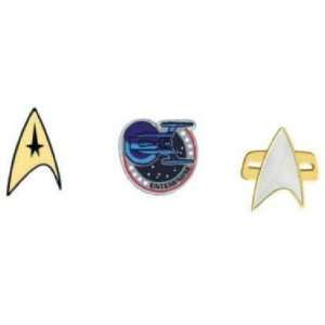  QXM5211 Star Trek Insignias Set of 3 Miniature Ornaments 