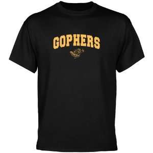   Minnesota Golden Gophers Black Mascot Arch T shirt