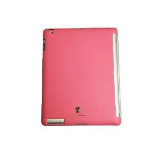 Seven Covers ipad 2 and ipad 3 Case for use with Smart Cover Pink