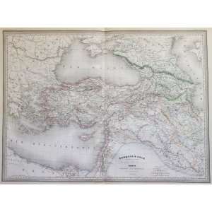  Dufour Map of Turkey in Asia (1863)