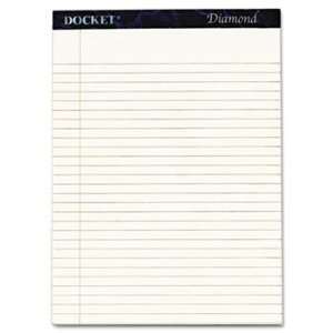  Docket Diamond Legal Ruled Pads, 8 1/2 x 11 3/4, Ivory, 2 