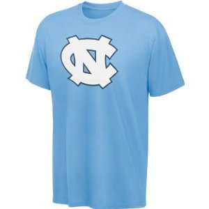  North Carolina Tar Heels Lt Blue Icon Logo T Shirt Sports 