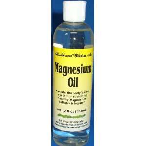  Health and Wisdom Magnesium Oil 12 oz Health & Personal 