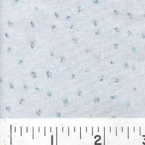  45 Wide Nylon/Lycra Swimwear White Glitter Fabric By The 