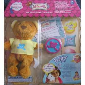  Lil Lovables Talkin Bear: Golden Brown: Toys & Games