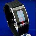 OHSEN Cool Black Design Red LED Digital Men Sport Watch  