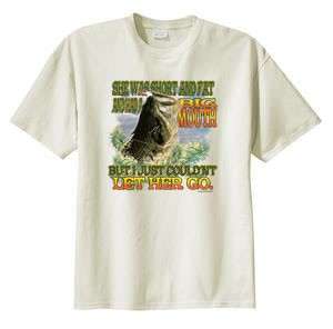 Short and Fat Couldnt Let Go Bass Fishing T Shirt S 6x  