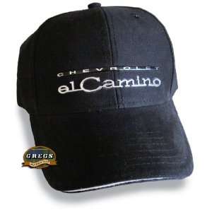   Chevrolet El Camino Hat with Metal Logo (Apparel Clothing) Automotive