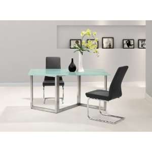  Zuo Modern Marker Dining Table Frosted Glass: Home 