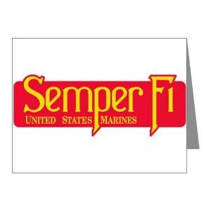  Note Cards (20 Pack) Semper Fi Marine Corps Everything 