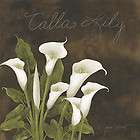 midnight calla lily floral annie lapoint framed or unframed picture