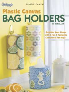BAG HOLDERS, Plastic Canvas Pattern Book, BRAND NEW  