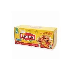 Lipton 100% Natural Iced Tea Bags 24 ct  Grocery & Gourmet 