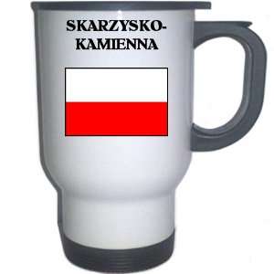  Poland   SKARZYSKO KAMIENNA White Stainless Steel Mug 