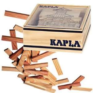  Kapla 40 Piece Building Set   Natural (#KPCN40): Toys 