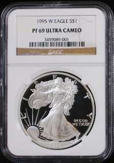   Ounce Proof American Silver Eagle NGC PF 69 PF69 Ultra Cameo  