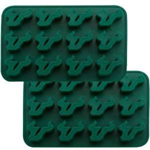 South Florida Bulls Silicone Ice Cube Trays:  Sports 