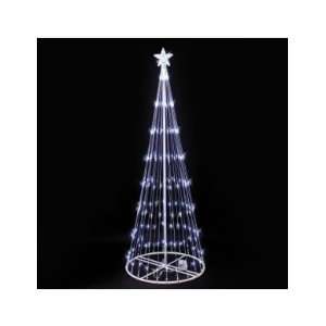  LED Christmas Tree   8ft Light Strand   195 White LEDs 