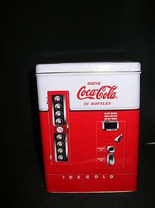 Coca Cola Vending Machine Tin 1997  