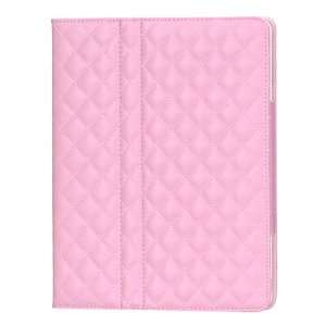  APPLE NEW IPAD 3/IPAD 2 LUXURY QUILTED FOLDABLE STAND CASE 
