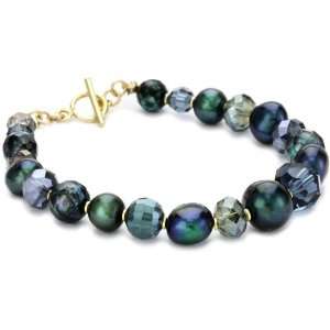  Dana Kellin Indigo Mix Pearl Bracelet Jewelry