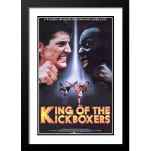  King of the Kickboxers 20x26 Framed and Double Matted 