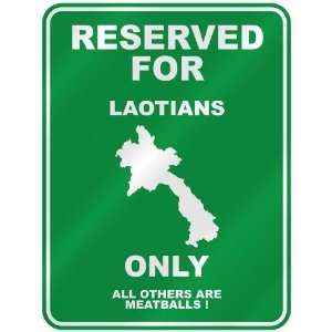  RESERVED FOR  LAOTIAN ONLY  PARKING SIGN COUNTRY LAOS 