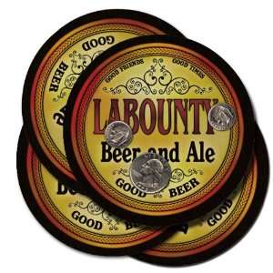  Labounty Beer and Ale Coaster Set: Kitchen & Dining