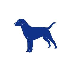  Lab BLUE vinyl window decal sticker: Office Products