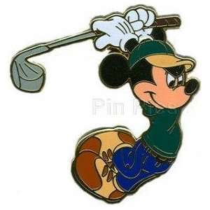  Disney Pin   Golf   Mickey Mouse   Swinging Pin 74889 