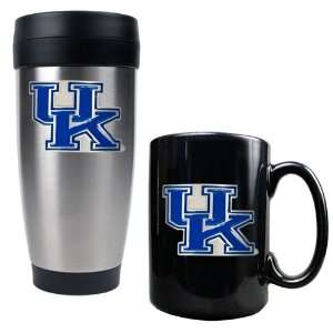  Kentucky Wildcats Travel Tumbler & Mug Set: Kitchen 
