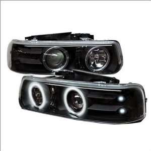   Spyder Projector Headlights 99 02 Chevrolet Silverado 1500: Automotive