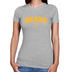    Baylor Bears Ladies Ash Logo Arch T shirt