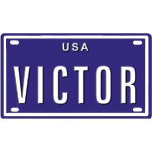 VICTOR USA BIKE LICENSE PLATE. OVER 400 NAMES AVAILABLE 