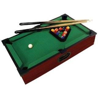 New Club Fun Tabletop Executive Pool Table W/ Numbered Balls 2 Cue 