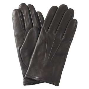  Isotoner Mens Leather Gloves Cashmere Lined Medium 