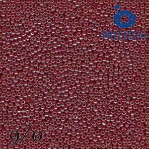   Seed Beads Preciosa 50 Grams (1,8 Ounce) Red Luster 9/0 (2,4 2,8mm