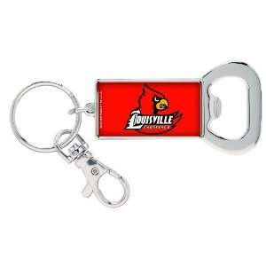   : NCAA Louisville Cardinals Bottle Opener Key Ring: Sports & Outdoors