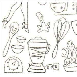  Embroidery Patterns: Krazy Kitchen: Arts, Crafts & Sewing