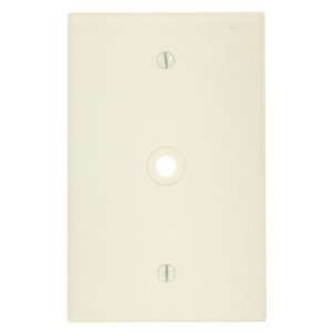 Leviton 80513 A 1 Gang .312 Inch Hole Device Telephone/Cable Wallplate 