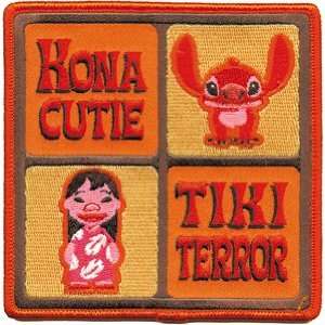   Stitch Kona Cutie Tiki Terror Embroidered Iron On Patch Everything